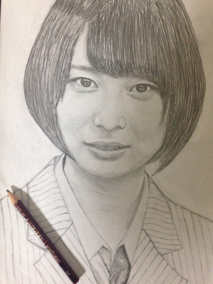 鈴木絢音さんの絵を描いてます かわいい 医学生の一人暮らし日記
